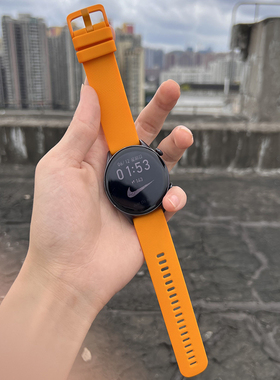 Garmin佳明venu2s表带Plus软硅胶Sq2运动245手表move3S腕带Trend