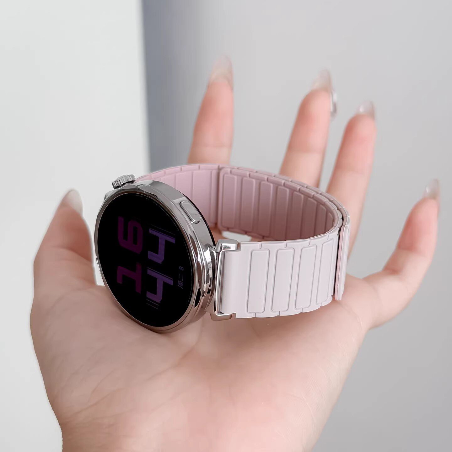 张婧仪同款适用华为gt6/5/4陶瓷版3pro硅胶41mm磁吸手表带女款pro