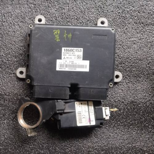 适用于三菱翼神发动机电脑板着车一套防盗盒钥匙1860C153原装拆车