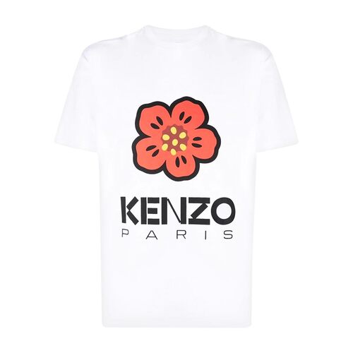 KENZO印花字母花卉圆领短袖T恤