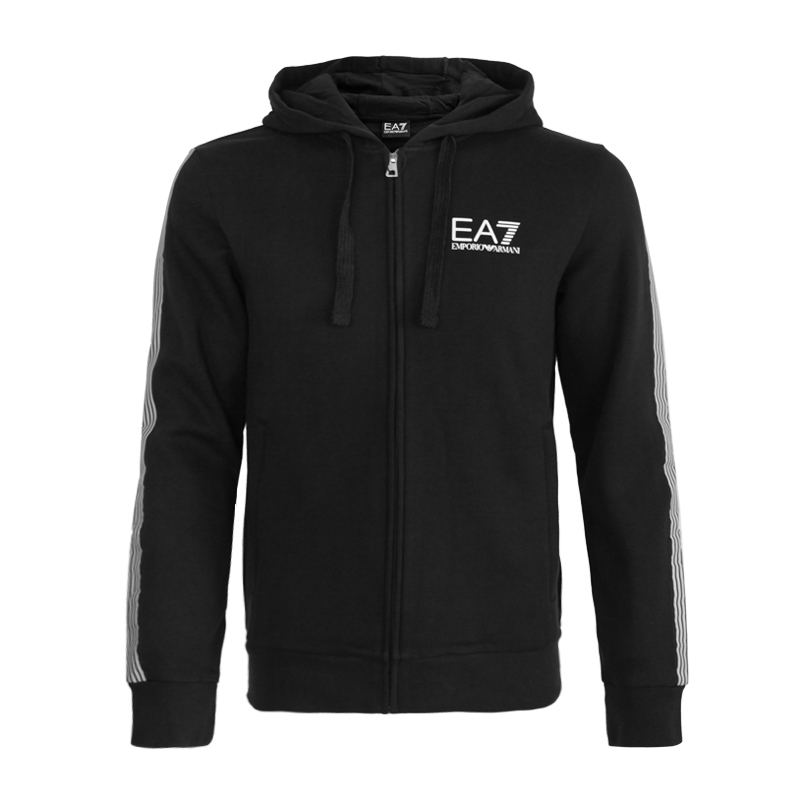 ARMANI加绒开衫连帽卫衣外套