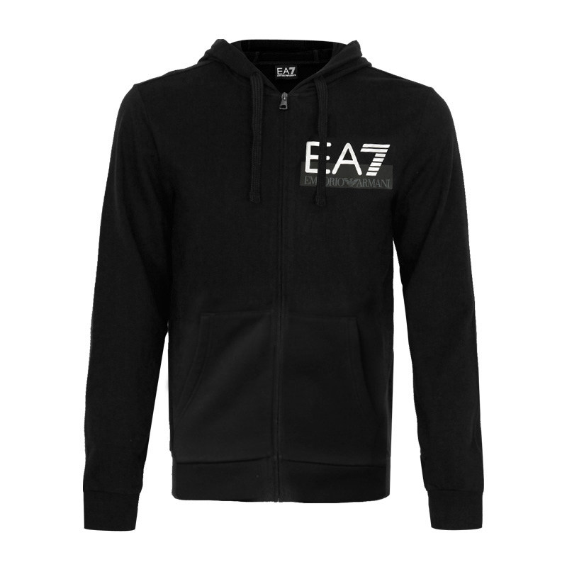 ARMANI字母LOGO印花连帽卫衣