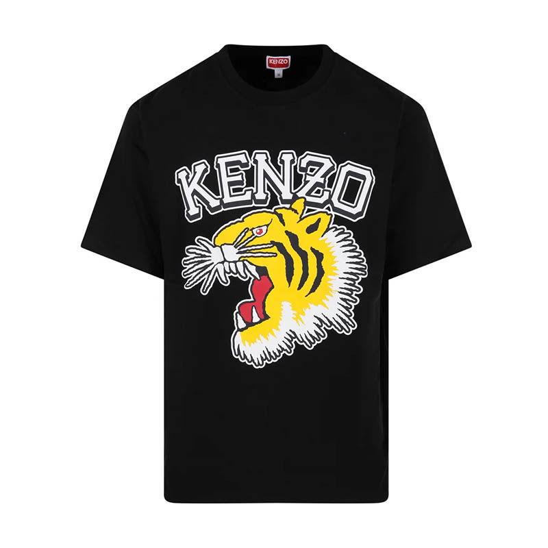 KENZO虎头印花宽松短袖T恤
