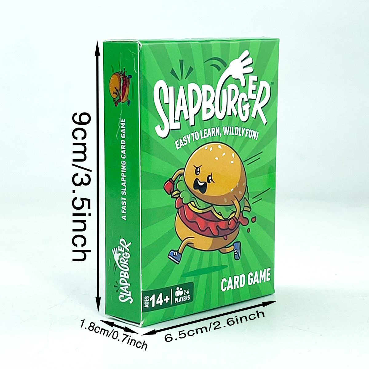 全英文SLAPBURGER小汉堡 快节奏的纸牌游戏游戏之夜,适合家庭聚会