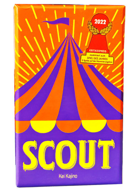 Scout，oink games全英文小盒系列马戏，多人聚会星探游戏桌游卡