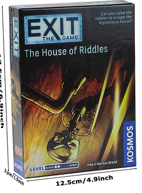 Exit: The House of riddles全英文家庭亲子游戏密室逃生体验桌游