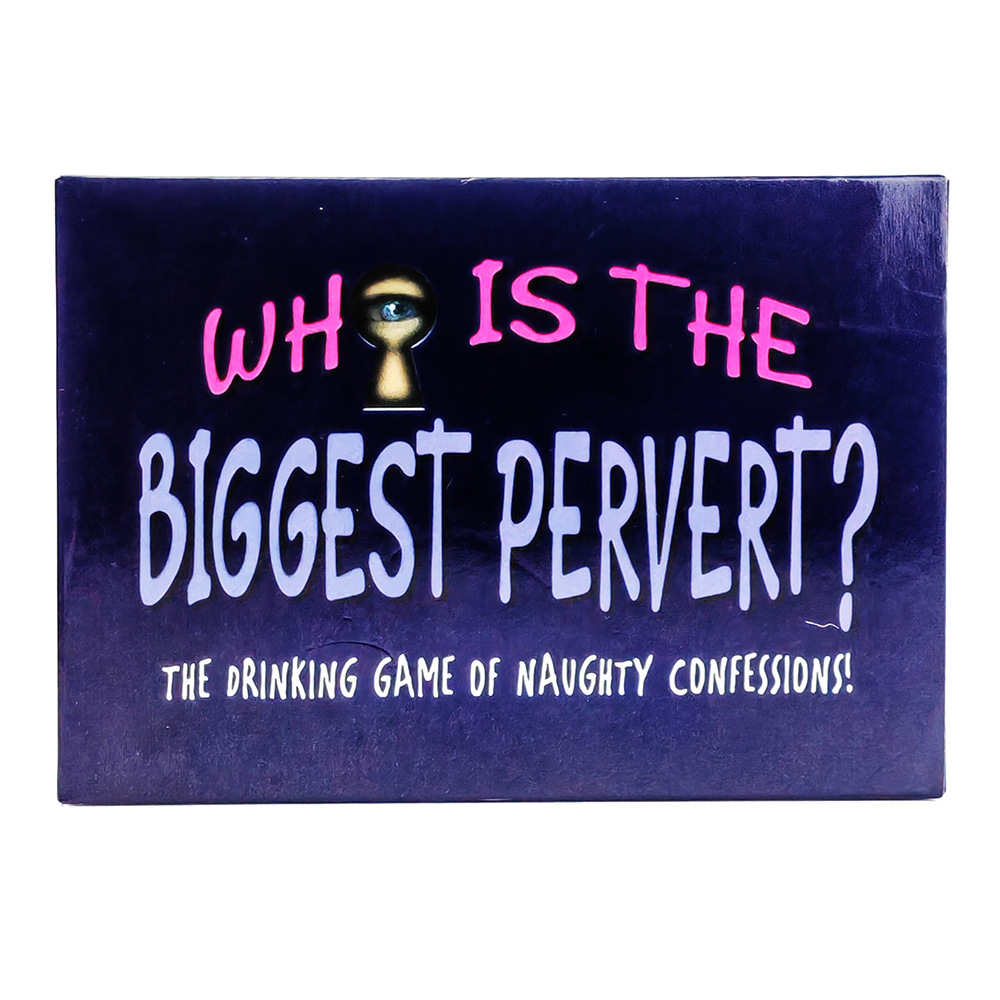 who is the biggest pervert 全英文桌游聚会卡牌新款热销