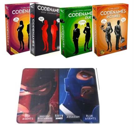 英文版桌游戏Codenames 行动代号反人类牌益智聚会游戏 休闲卡牌