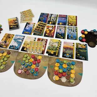 bgg高分harmonies和谐聚会对抗卡牌桌游轻策中文同谐幽境自然和弦