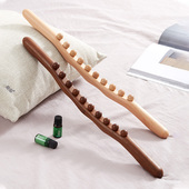 榉木擀筋棒按摩刮痧棒一根全身通用干筋棍家用经络疏通赶筋开背棒