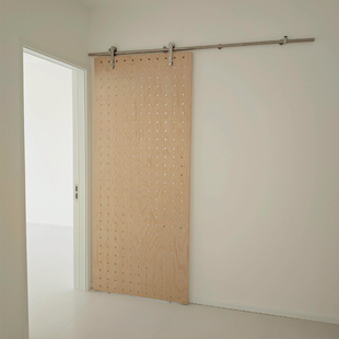 网红ins风可移动洞洞幽灵门中古风卧室门口玄关可移门展示洞洞门