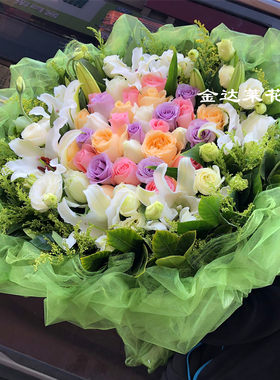 天津鲜花同城速递送女爱人生日33