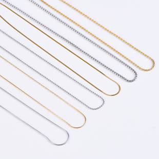 泰国佛牌链钛钢链子保色不掉色不过敏锁骨链吸米星符管专用挂链