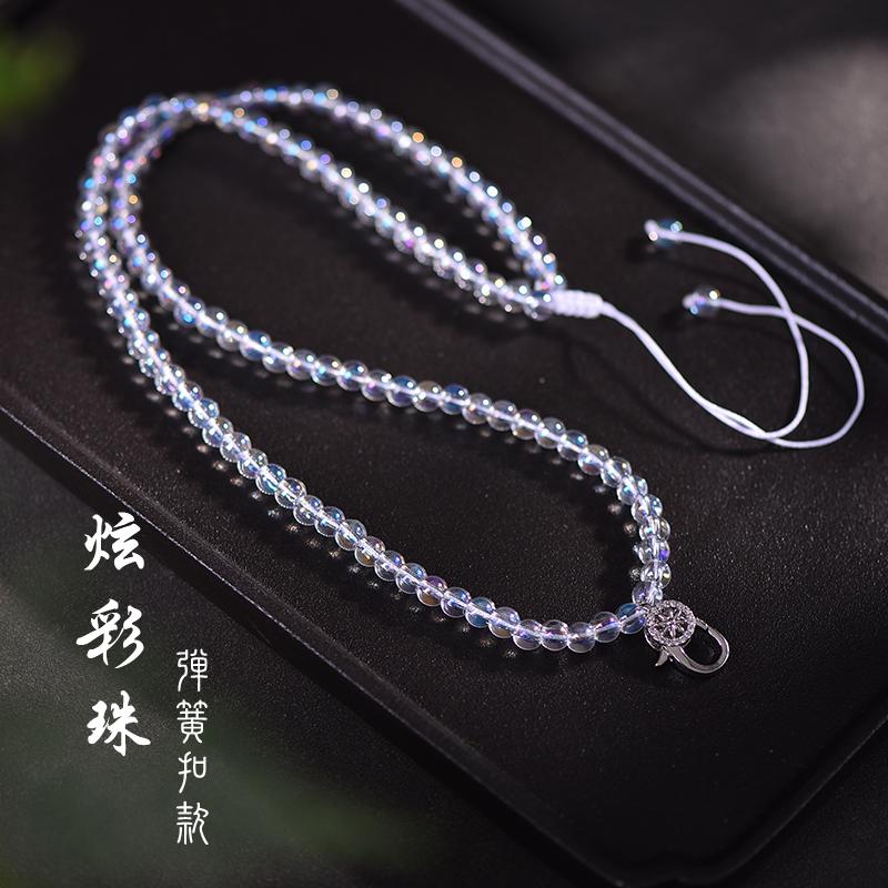 【清仓】泰国佛牌链唐卡挂链锁骨链炫彩水晶珠链简约多挂可定做
