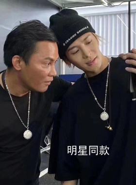 钛钢男女款毛衣链佛牌链子
