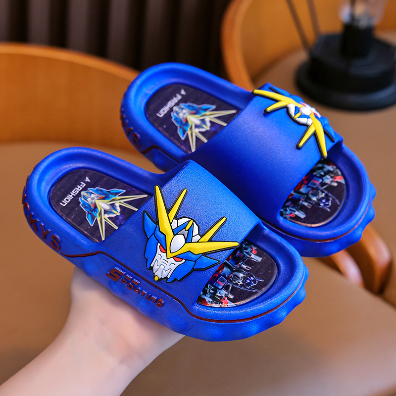 儿童凉拖鞋夏季卡通软底防滑居家洗澡浴室亲子男女大小宝宝亲子鞋