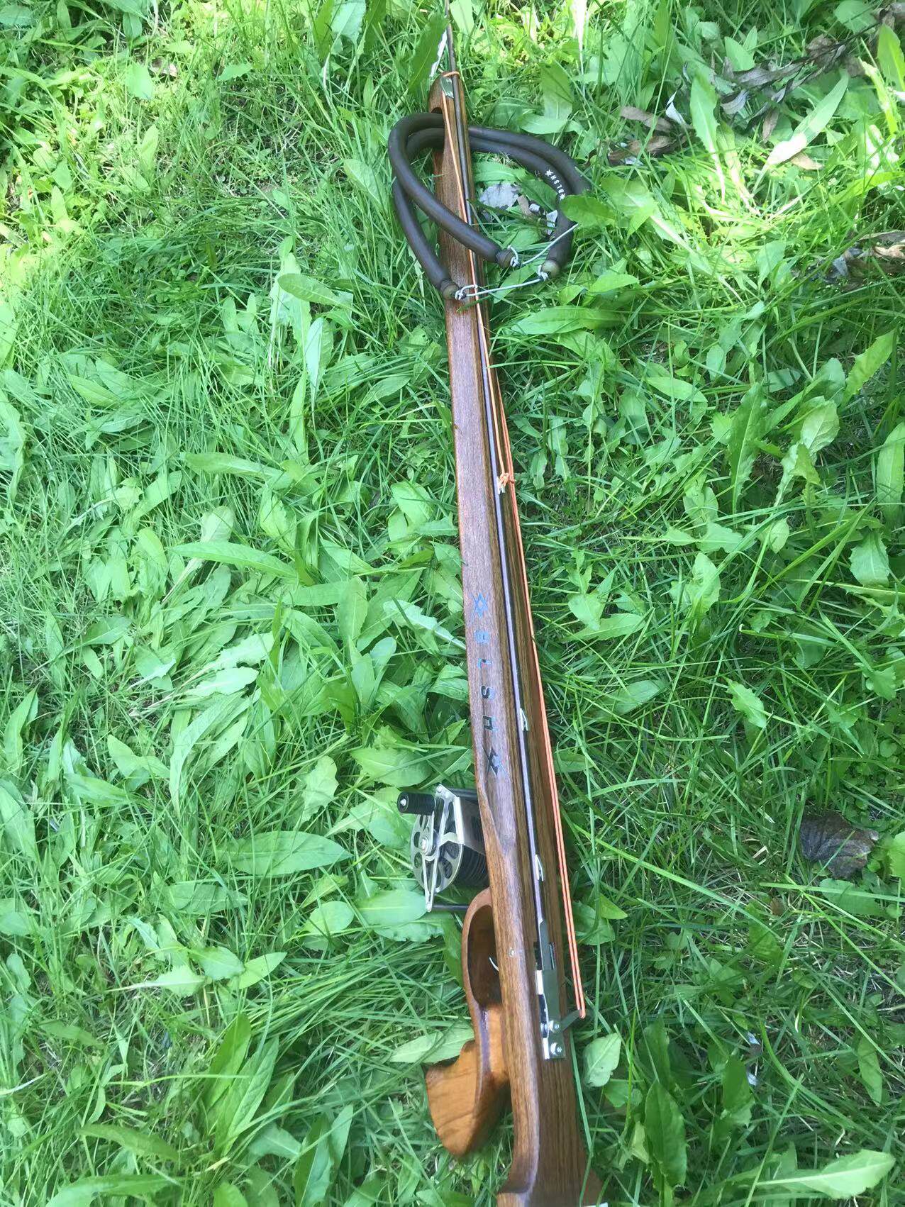 潜水柚木鱼枪装备射鱼箭双皮筋渔轮渔猎深潜打鱼射鱼器非进口鱼枪