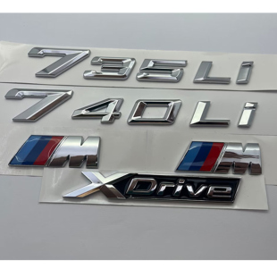 适用于23-25款宝马735Li 740Li车标新款宝马735Li 740Li字标尾标