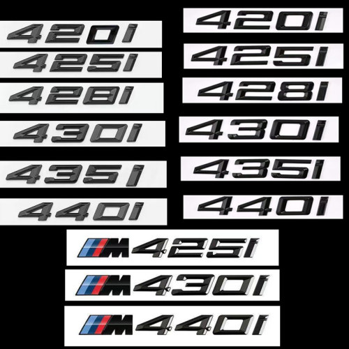 新老款宝马425i430i车标字标