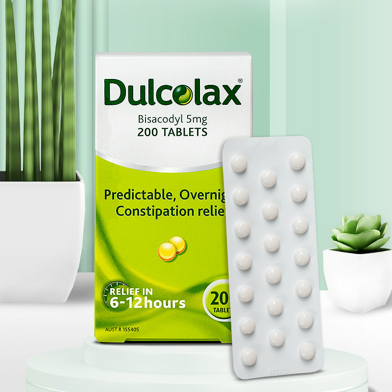 澳洲Dulcolax乐可舒通便丸200粒比沙可啶缓解便秘润肠通便排毒