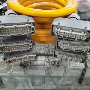 热流道温控箱/模具接插件24针连接线/3米/热流道重载连接器