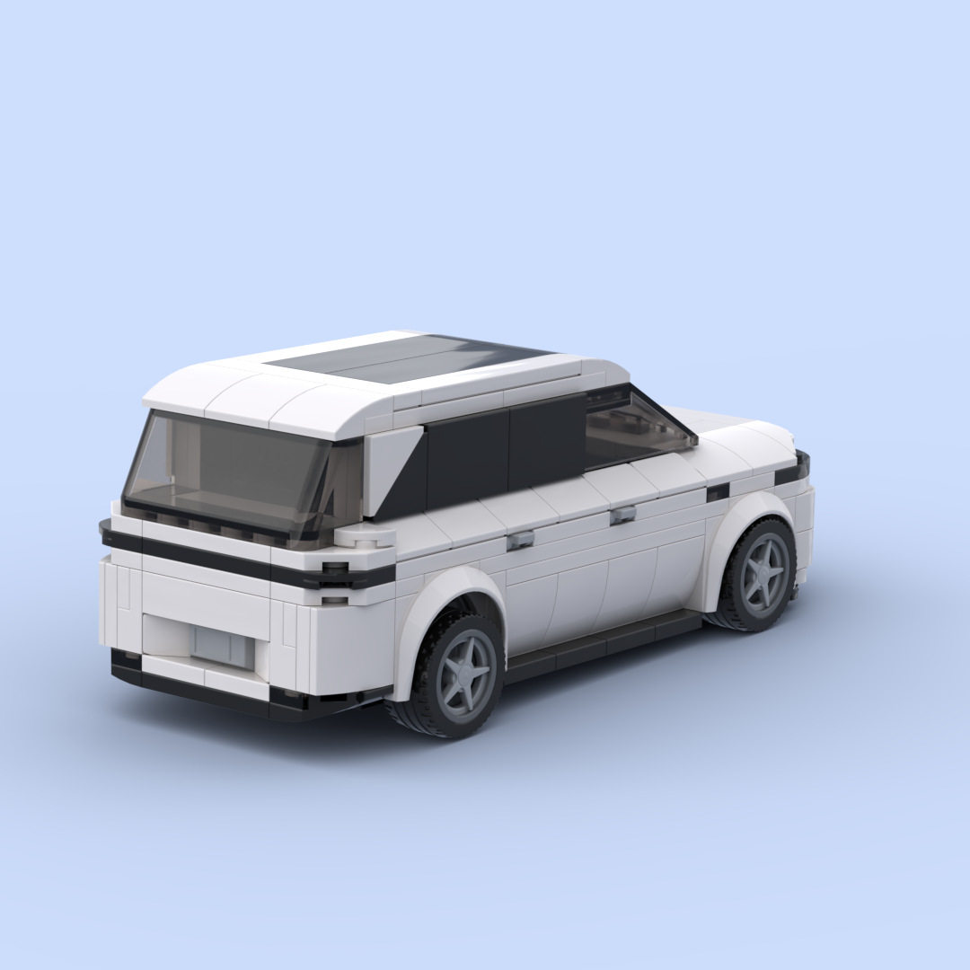 moc兼容积木l6商务汽车模型益智科教玩具礼物diy摆件