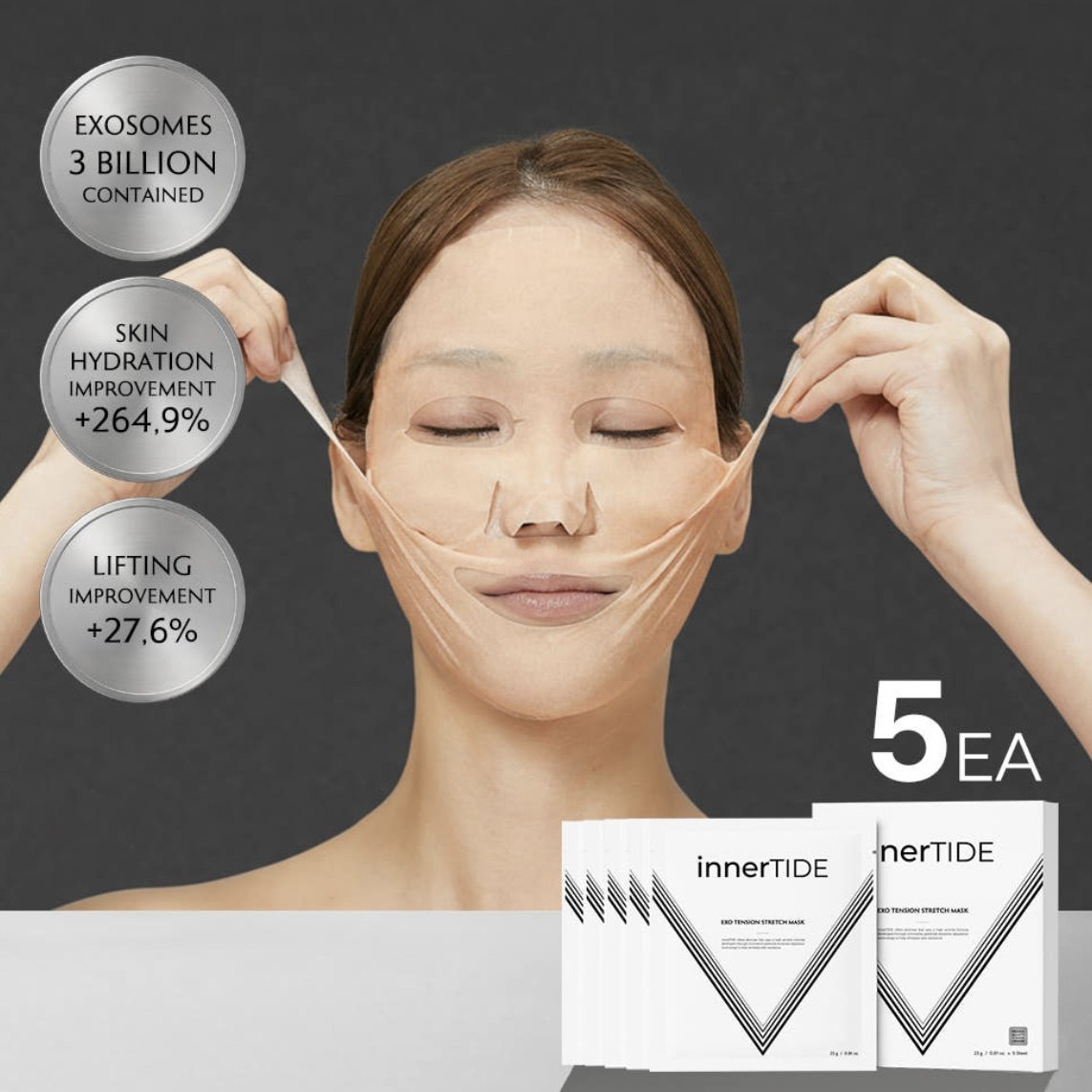 韩国innertide外泌体v脸面膜提拉保湿淡皱紧致改善肌肤弹性,彩妆/香水/美妆工具,面膜纸,淘宝优惠券,粉丝福利购,淘宝优惠卷