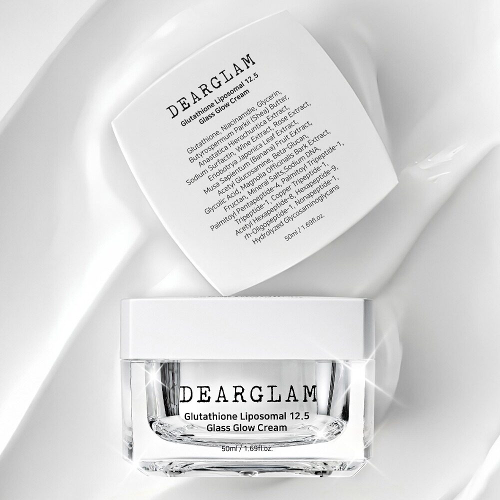 韩国DEARGLAM谷胱甘肽光彩面霜烟酰胺保湿弹力光泽肌提亮50ml