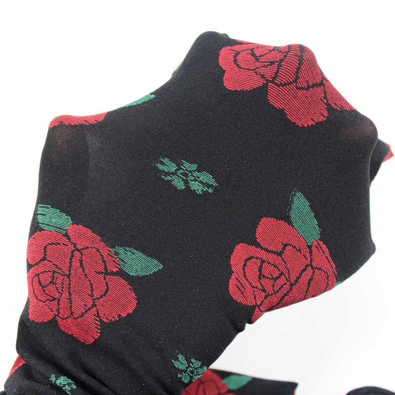 超美黑色提花红色玫瑰复古华丽开运单加裆春秋款120D天鹅绒连裤袜,女士内衣/男士内衣/家居服,连裤袜/打底袜,淘宝优惠券,粉丝福利购,淘宝优惠卷