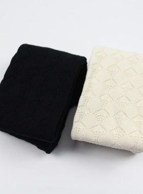 牛货Lolita甜美软妹唯美凤尾花渔网春夏款透肉连裤袜复古黑色奶白