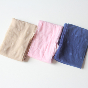 日系复古提花丝袜 水玉波点大圆点10D夏款包芯丝薄透肉连裤袜三色