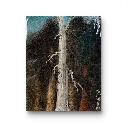 【临欧姬芙】董政 6*8 木板油画（紫光檀木）H7911