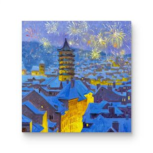【新午夜】汤克岱 35*35 油画 2023 H4951