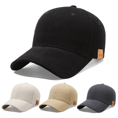 硬顶棒球帽男女通用弯檐鸭舌帽子