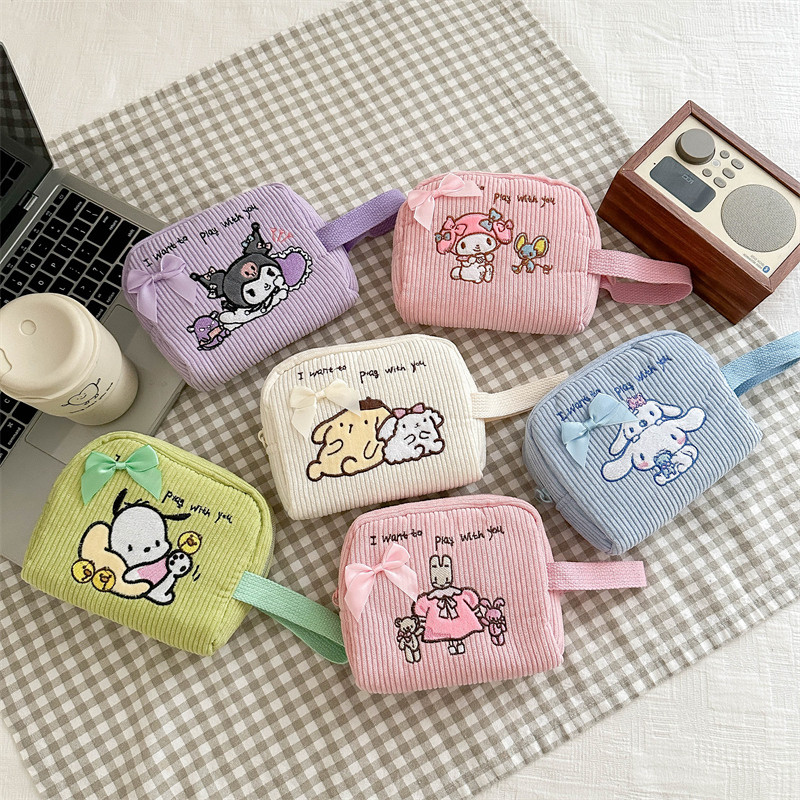 零钱包女长款帆布手拿包简约一层手拿包