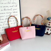 新款 女生手提钥匙小布包女休闲百搭便当包女生收纳包女孩手机小包