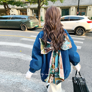 初春款 牛仔短外套 2C018-8948-P155-K238图片