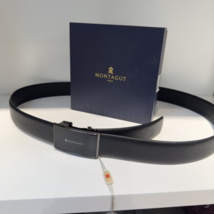 孤品撤柜男外穿自动扣合金皮带双面头层牛皮不易断裂宽度3.5cmP41