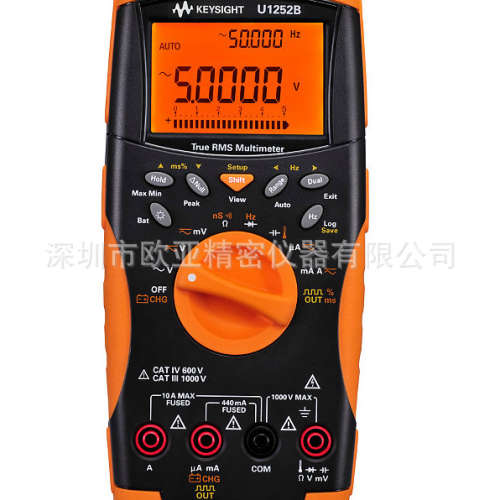 是德科技keysight U1252B 4? 位数字万用表 U1250手持式万用表