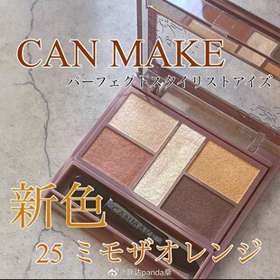 日本井田Canmake砍妹五色眼影盘珠哑光03 04大地色14号梅子色新款