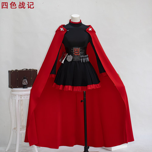 四色战记cos服小红帽战斗服