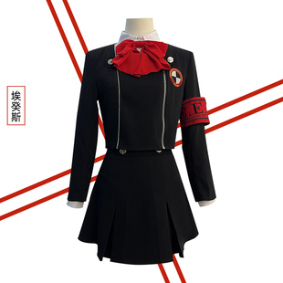 女神异闻录3cos服 月光馆学园校服 结城理 埃癸斯cosplay学园制服