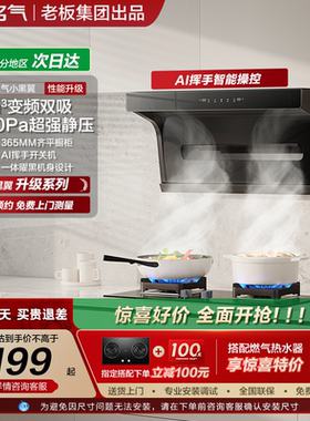 名气小黑翼pro抽油烟机家用顶侧双厨房大吸力5508H/A533老板出品