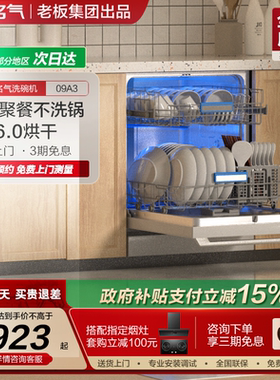 名气嵌入式洗碗机家用全自动厨房洗烘一体机09A3官方旗舰老板出品