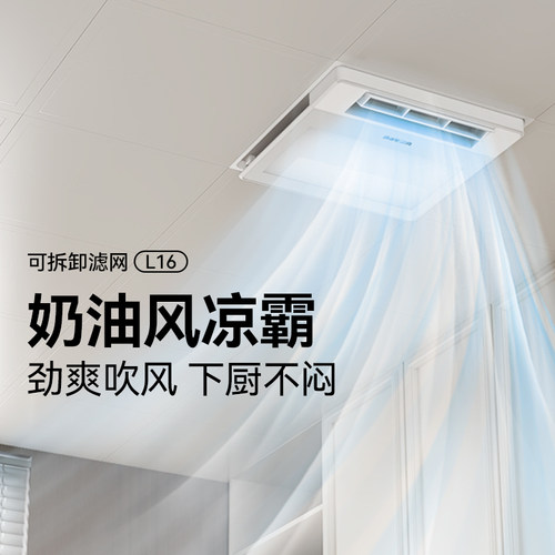 巴洛斯顿照明排气一体厨房凉霸