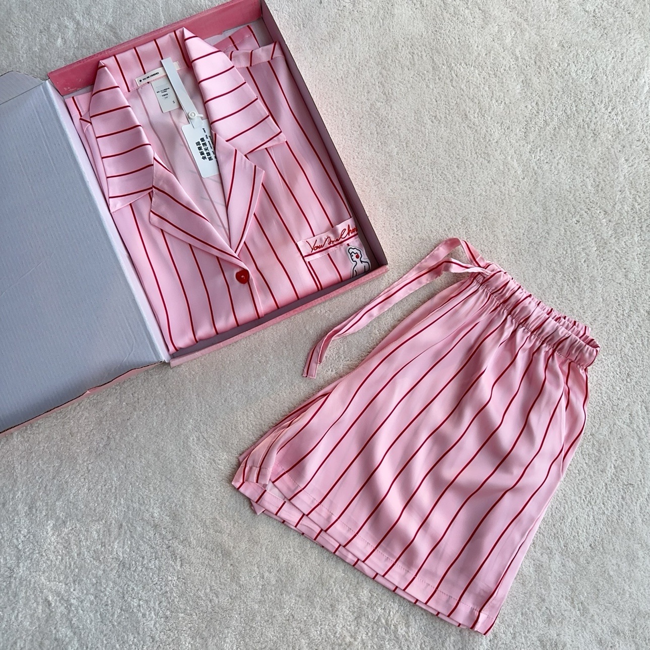 冰丝缎面女士夏季丝滑柔软家居服