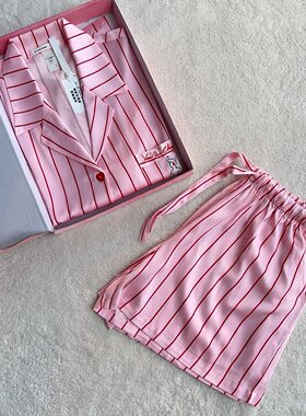 冰丝缎面女士夏季丝滑柔软家居服