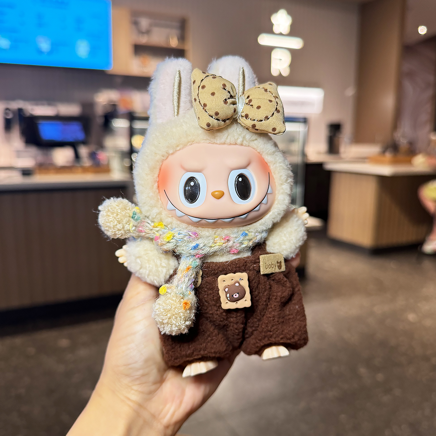 一二三代通用labubu拉布布娃衣