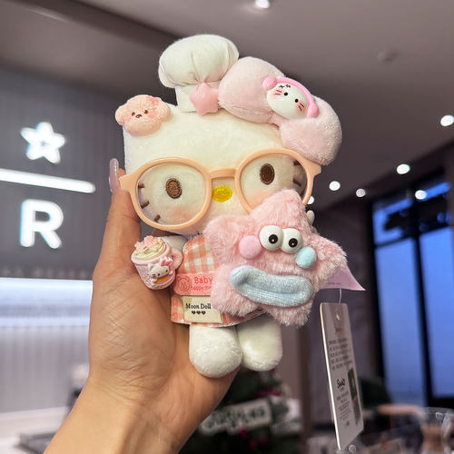 正版hellokitty包包挂件sanrio毛绒玩偶公仔书包挂饰闺蜜礼物可爱
