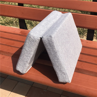 坐垫靠垫瑜伽 布艺可拆洗折叠椅子垫海绵垫儿童椅子加高坐垫便携式